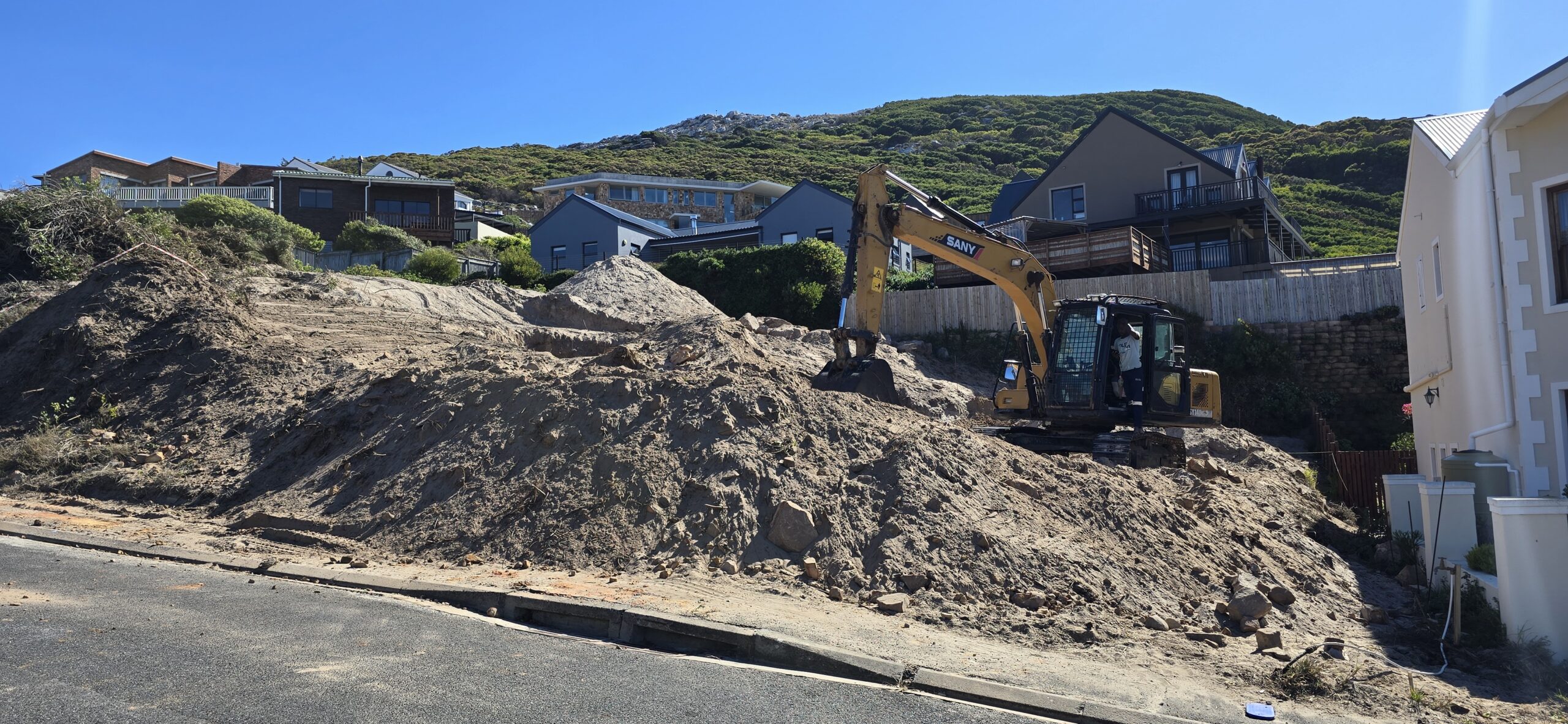 Retaining Block Installation